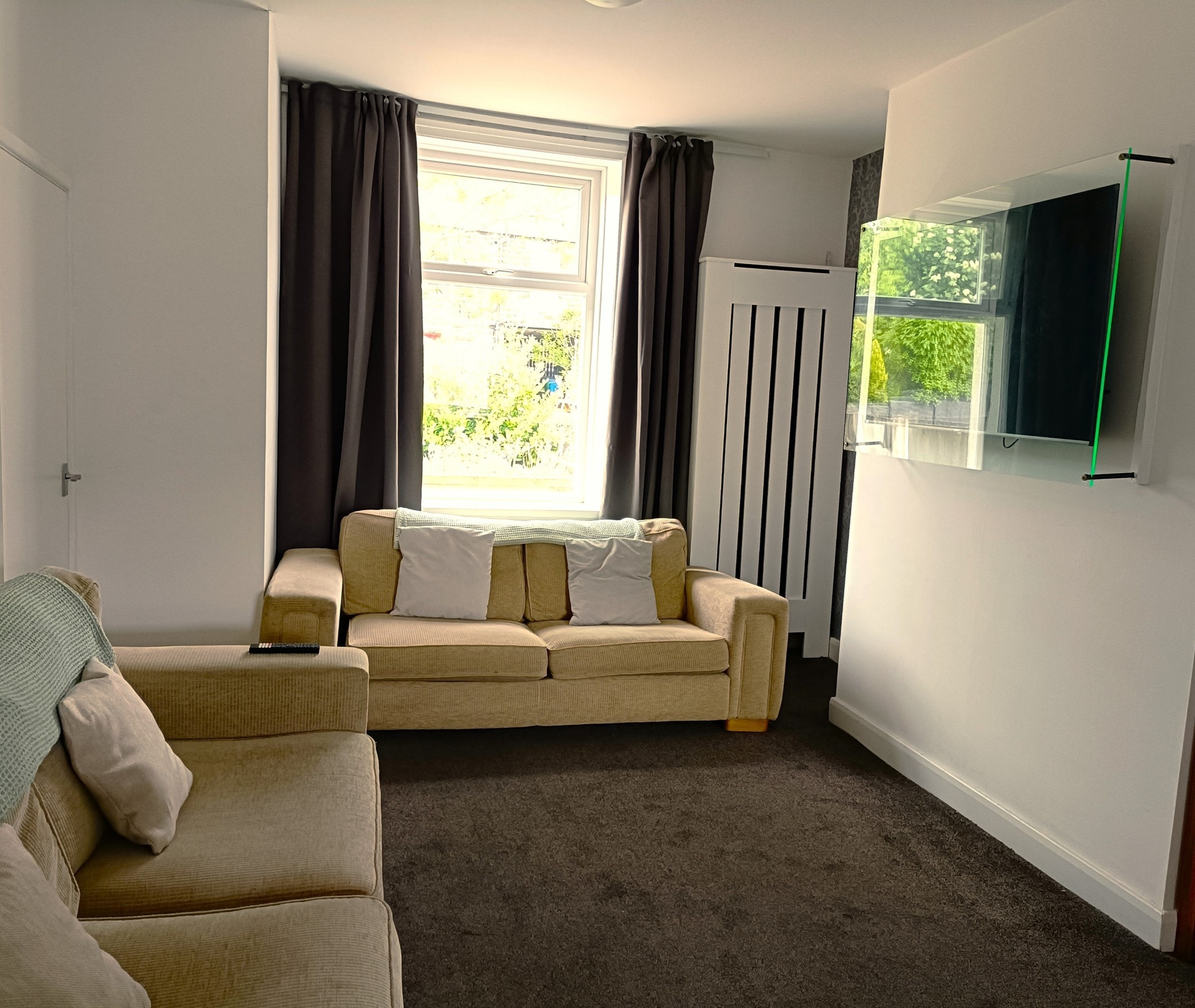 Living room at Holt House